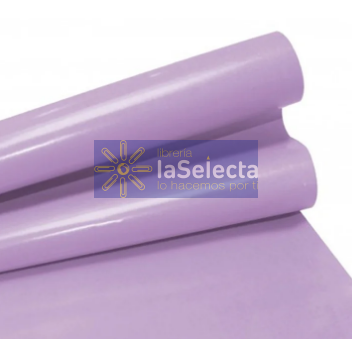 PAPEL LUSTRE BRILLANTE 55X77 CM LILA IMPORTADO
